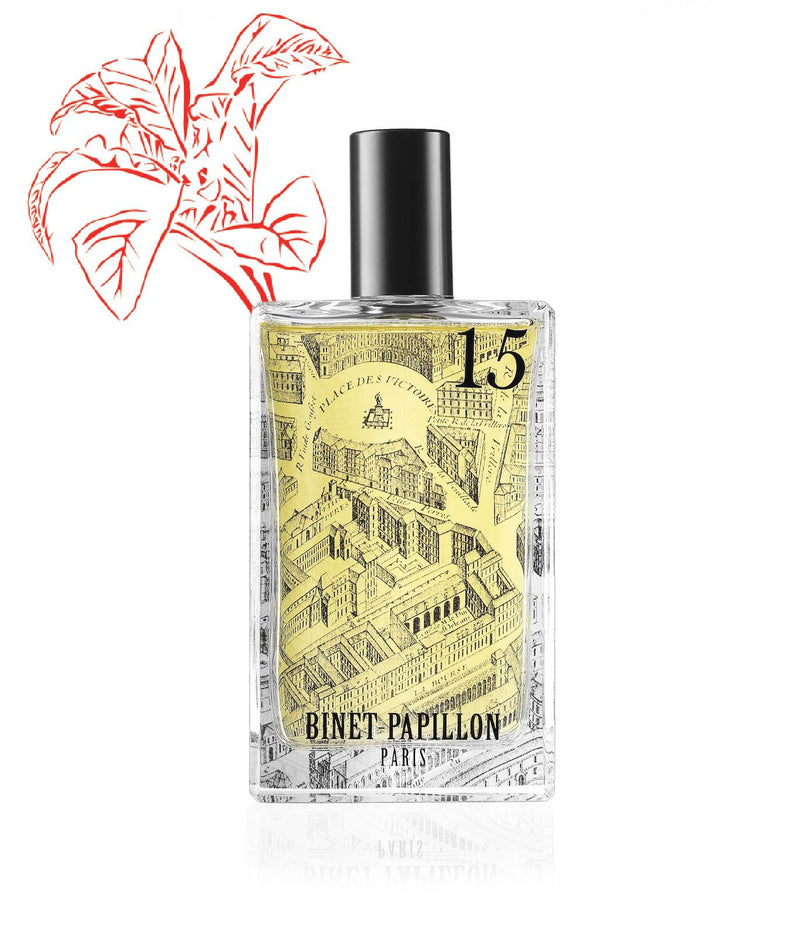 Best sillage perfume - Binet-Papillon • N°15 • Jungle Tobacco • Heliotrope | Blond Tobacco | Oud - binet-papillon.com