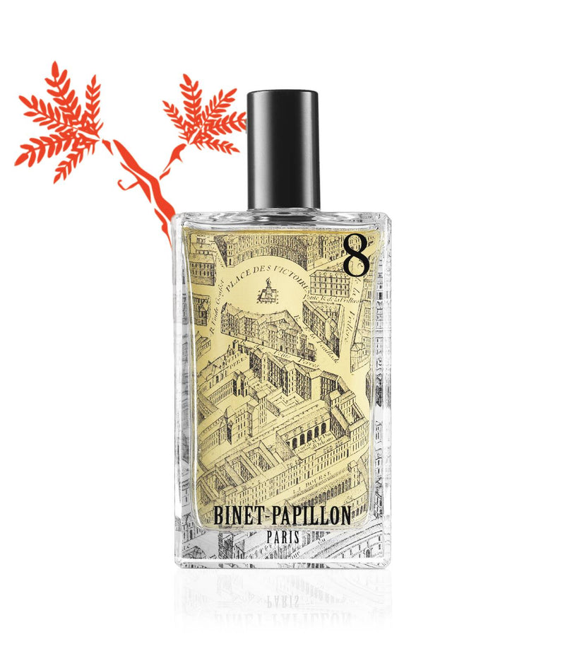 Binet-Papillon • N° 8 • Myrrh Blood-Drop • Tangerine | Incense | Oud - Parfum de niche - longlasting niche fragrances